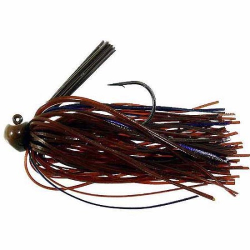 Pepper Eyeball Jig 3/8oz|Black Blue|Brown Purple|Clearlake Special