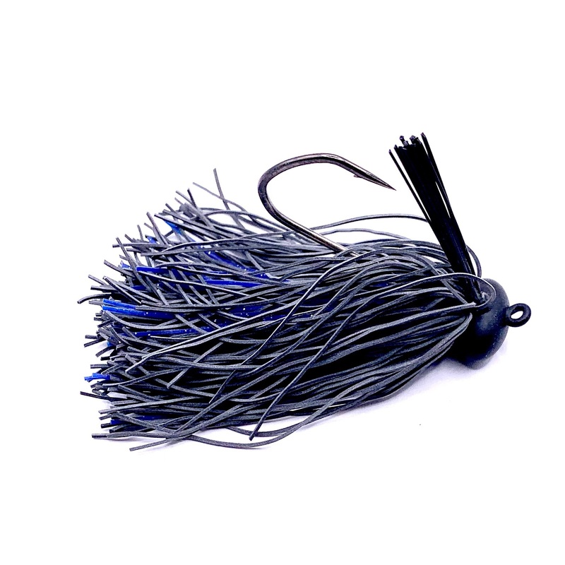 River2Sea Papa Mur Jig|3/8|04 3/8|04 5/8|03 5/8|Black Blue|Watermelon Dark Green