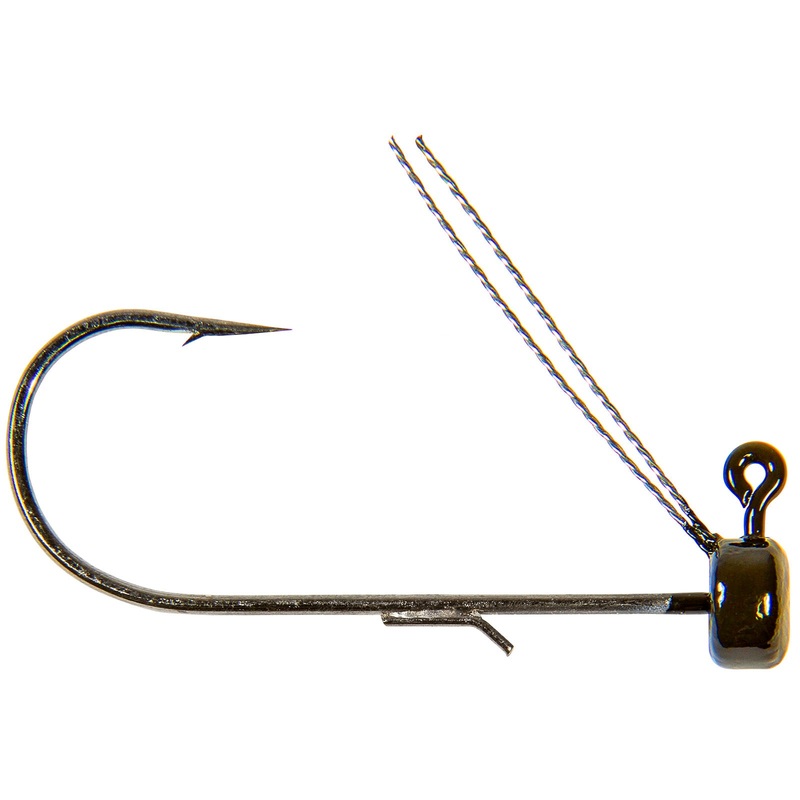 Z-Man Weedless Mag Shroomz|Green Pumpkin|Black|1/8oz|3/16oz