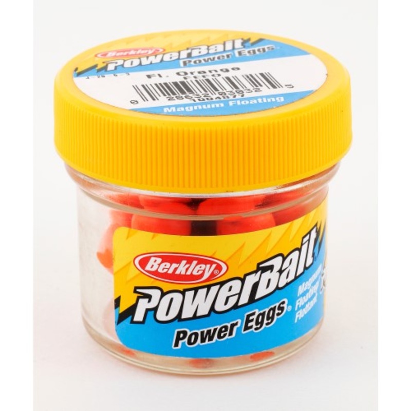 Berkley Power Bait Eggs|Fl Orange|Fl White|PEFM-CQFR|Default Title|Clear Gold-FL Red