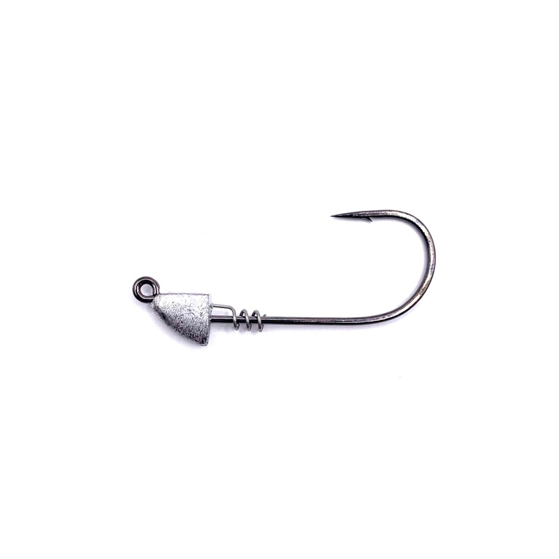 Blade Runner Casting Rig Hook|3/32oz-3/0|3/16oz-4/0|1/8oz-4/0|Un-Painted Screw Lock|White|Un-Painted|Camo