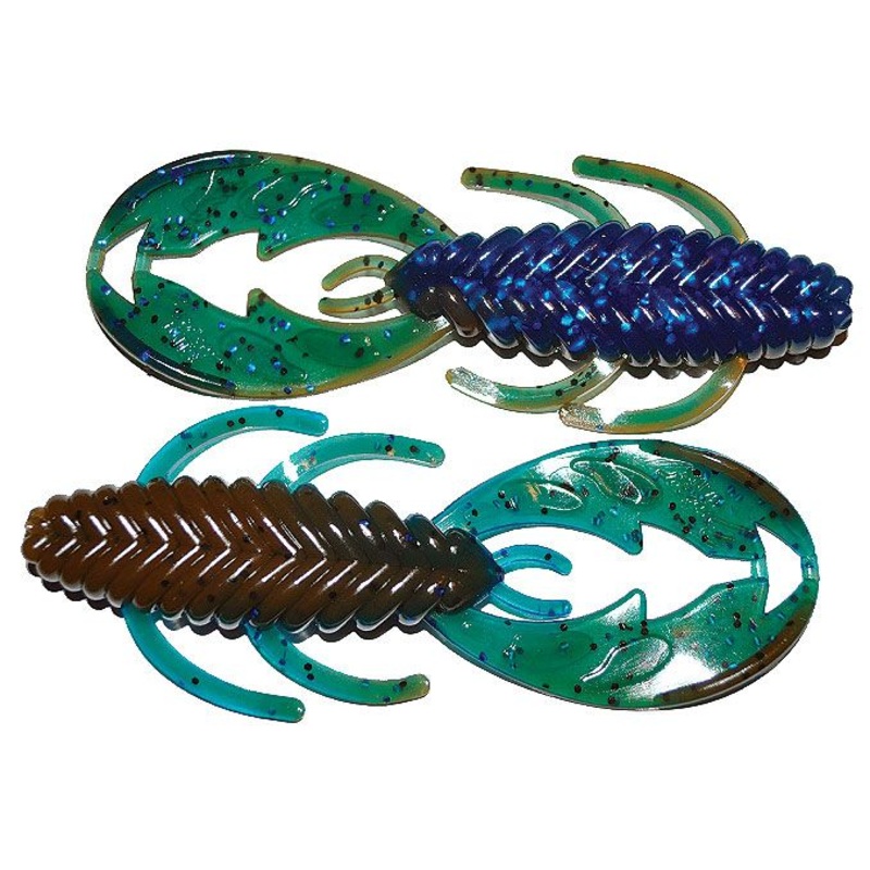 Bruiser Baits The Avenger|Okeechobee Craw|Camo|Black Blue Flake