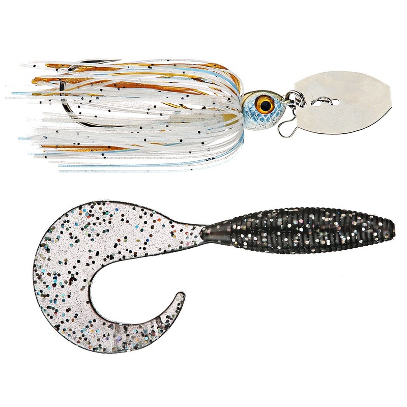 D&M Piranha II Swim Jig 1/2oz|Clearlake Hitch|White Knight|Threadfin Shad|Blue Gill|Green Pumpkin|Delta Craw|Brown Purple Flash|Black Blue Flash|Bama Bug|Baby Bass