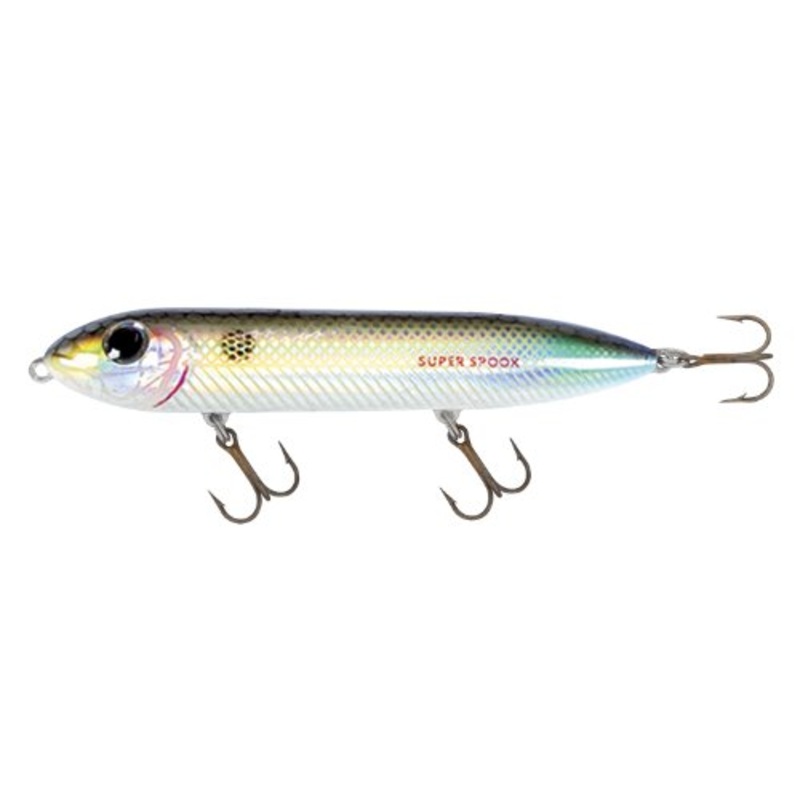 Heddon Super Spook|Golden Shiner|Foxy Mama|Clear|Chart/Blk Head|Okie Shad|Bone|Baby Bass|Silver Mullet|Foxy Shad|Frog
