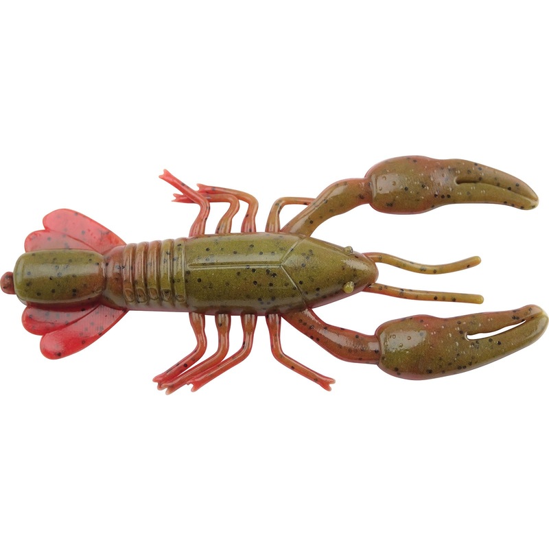 Yum Ned Craw|Dark Brown/Red Brown|Green Pumpkin Red|Soft Watermelon Red Flk