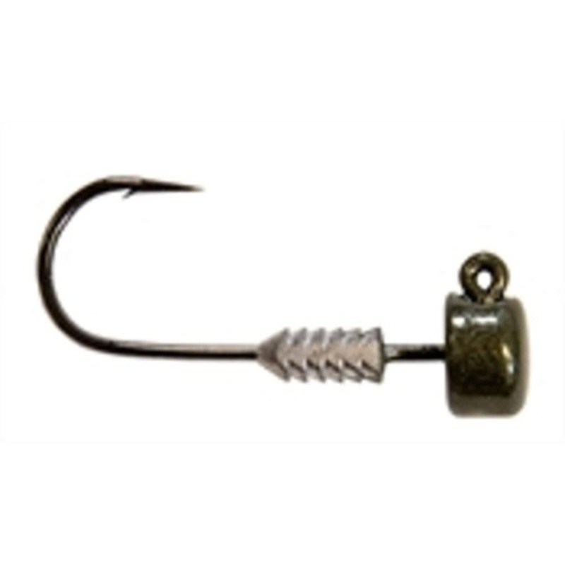 Z-Man Ned Lockz Jigheads|Size 2|Size 1|1/15 oz Green Pumpkin|1/15 oz Black|1/10oz|1/10oz BLK|1/6 oz|1/5oz GP|1/5 oz