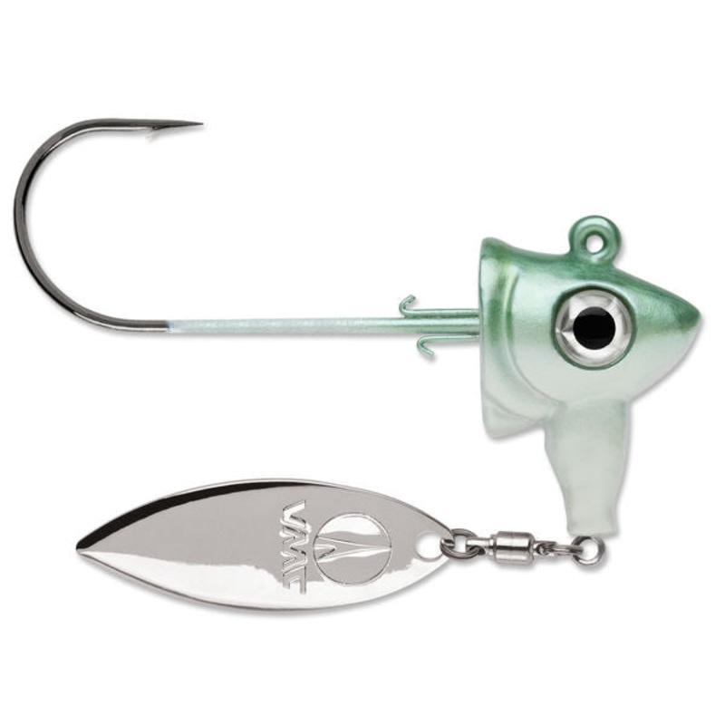 VMC Spin Jig|CHATREUSE SHAD|SHAD|WHITE|CHARTREUSE SHAD|Blue Back Herring|White|Threadfin Shad|1/4 oz|3/8 oz|1/2 oz