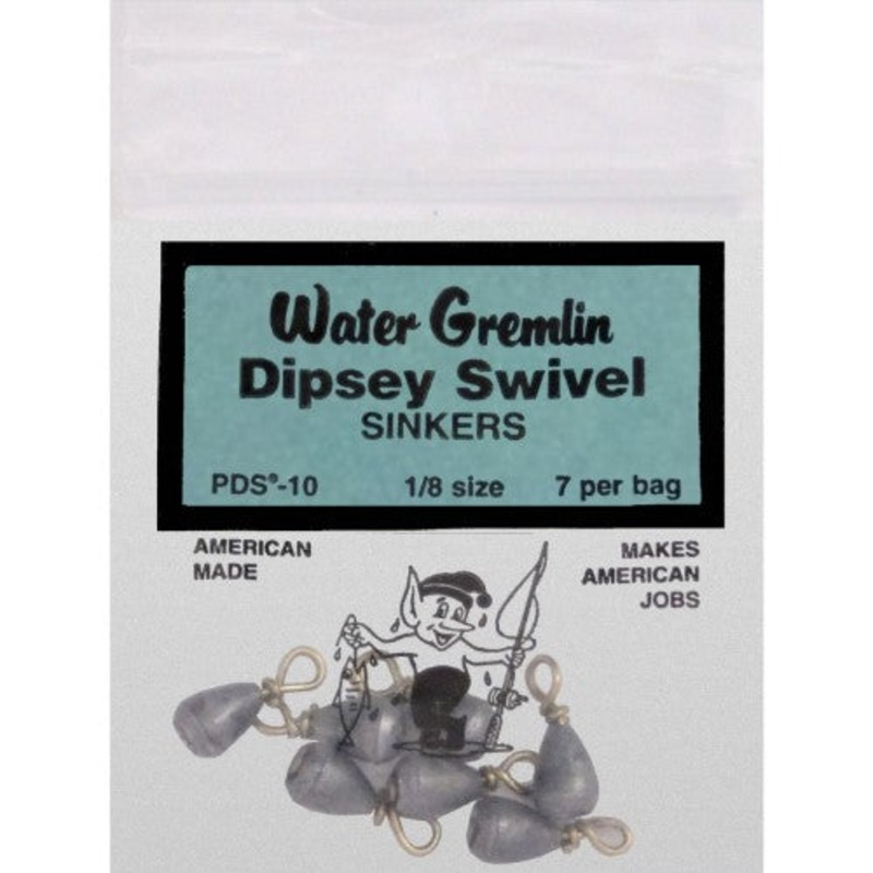 Water Gremlin Dipsey Swivel Sinkers