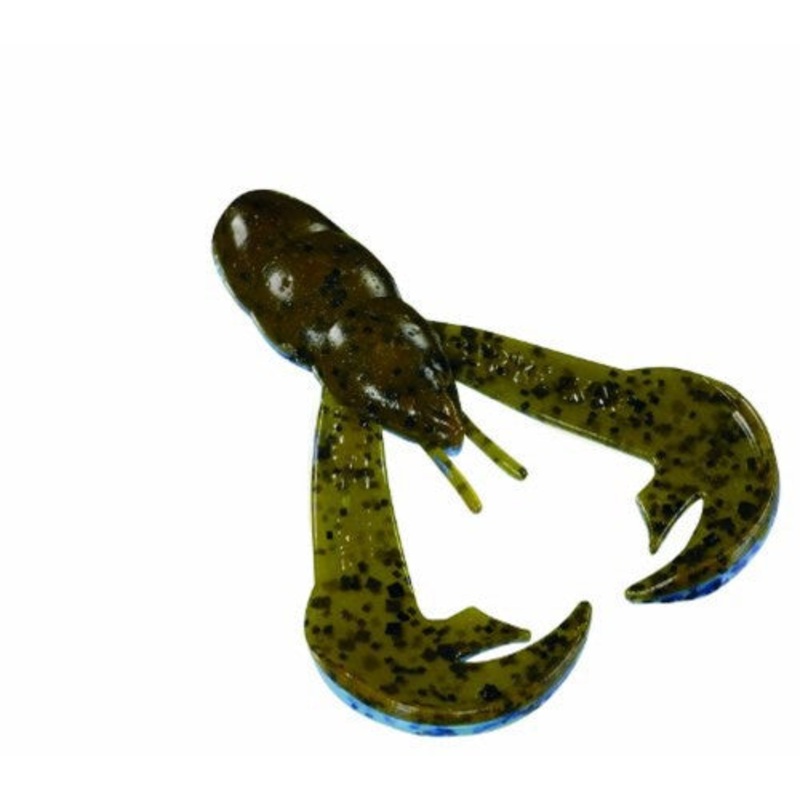 Strike King Rage Chunk|Amber Green & Black|Black Blue Flake|Black Neon|Blue Bug|Blue Craw|California Craw|Falcon Lake Craw|Green Pumpkin|Okeechobee Craw|Summer Craw|Watermelon Red Flake