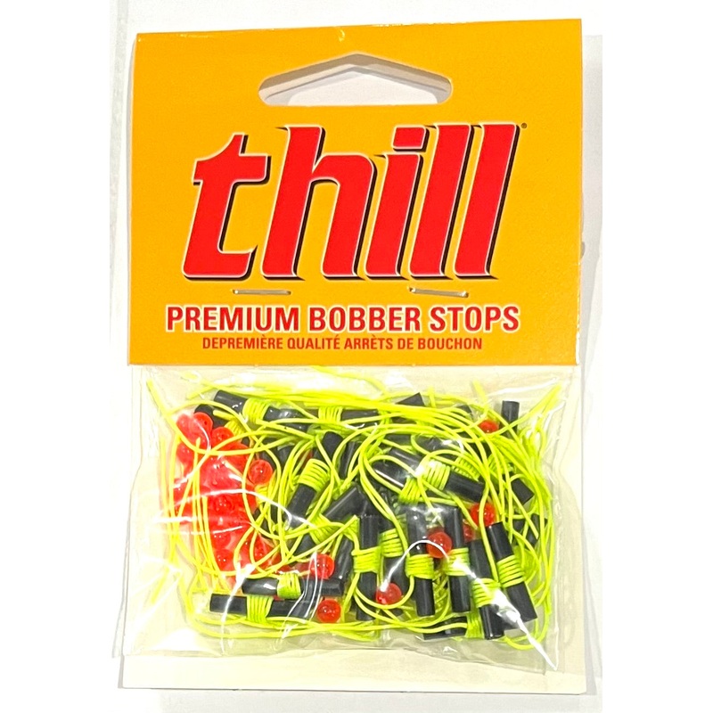 Thill Premium Bobber Stops|BS040|Florescent Yellow