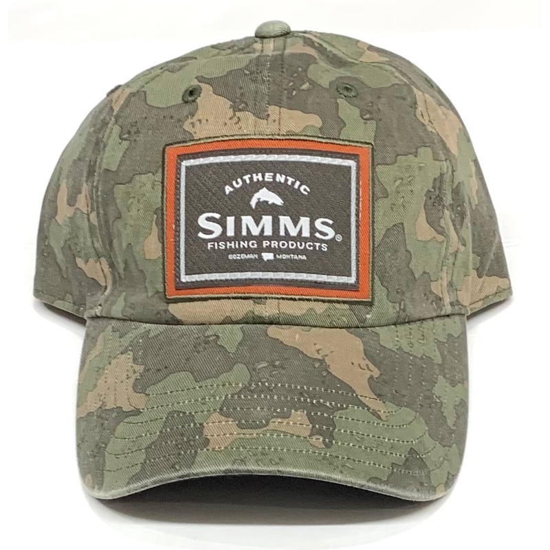 Simms Single Haul Hats|Simms Camo|Woodland Camo|Forest|Ghost Camo Stone|Adjustable Velcro-OSFM|Adjustable SnapBack-OSFM|OSFM