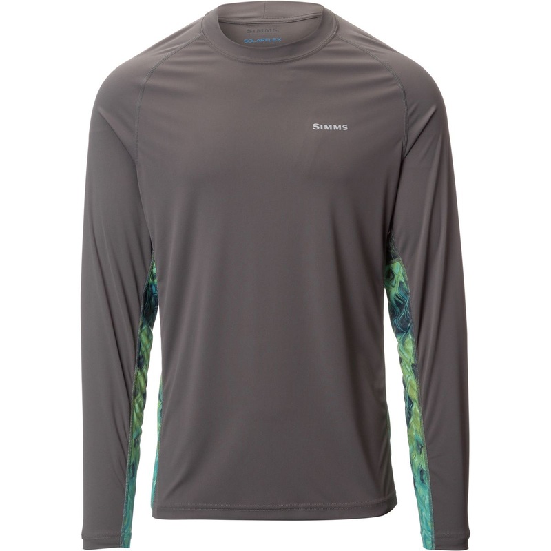 Simms Solarflex LS Crewneck-DeYoung Bass Pewter