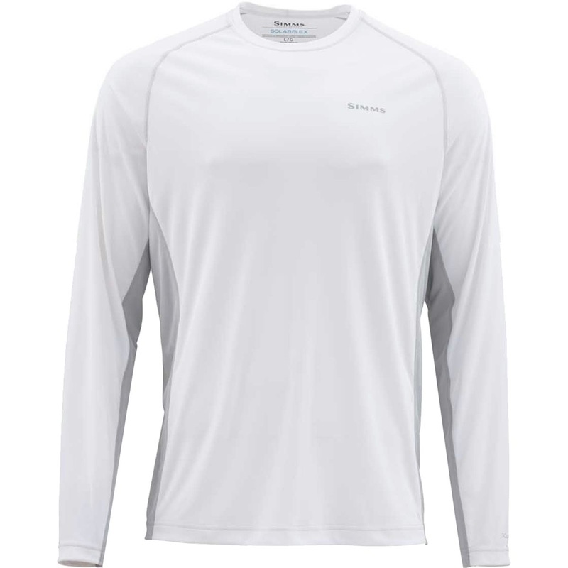 Simms Solarflex LS Crewneck-White #2