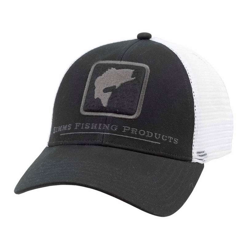 Simms Bass Icon Trucker Hats|Black|Admiral Blue|River Camo|Velocity Print Orange|Pico Camo Mineral|Foliage|Admiral Steel|OSFM