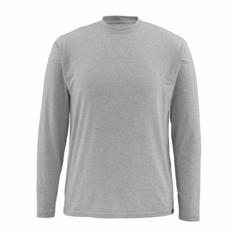 Simms Bugstopper LS Tech Tee Smoke