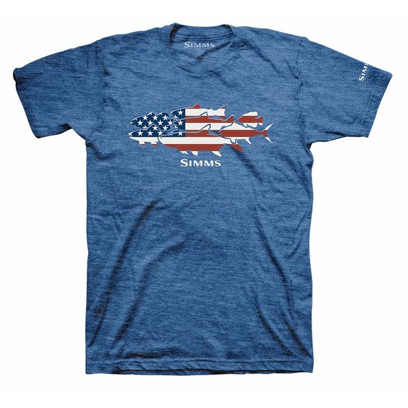 Simms Flag Species SS Tee-Royal Heather