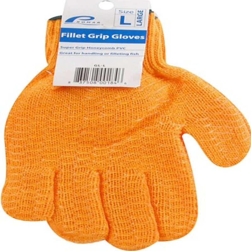 Promar Fillet Grip Gloves|GL-Orange|Medium|Large|XLarge