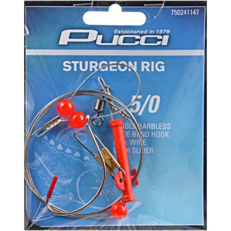 Pucci Sturgeon Rig|PSRWBS-5/0|PSROS-6/0|PSRGOS-7/0|60 lb|5 1/2″