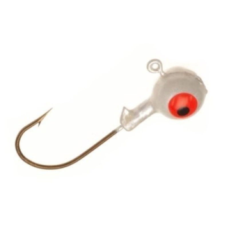 Lucky-E-Strike Jig Heads|Red.|White|Chartreuse|RJH18B-032|Black|Red|RJH18B-06F|1/16 oz.|1/8 oz|1/32 oz|1/16 oz|1/16oz