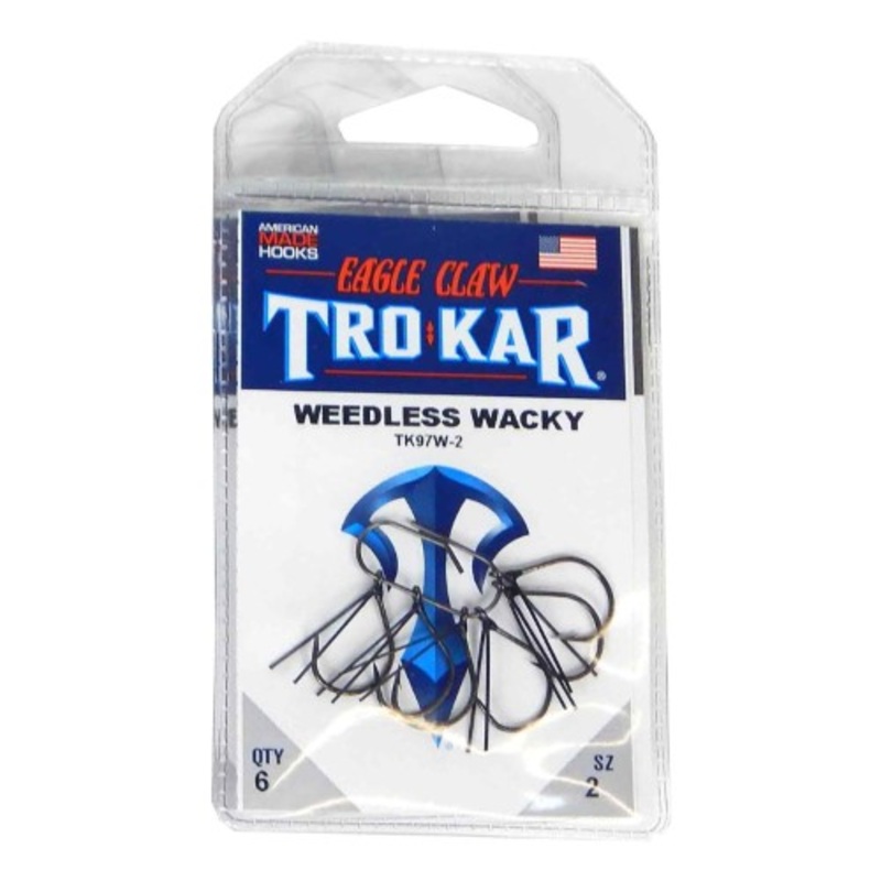 Eagle Claw Trokar Weedless|TK97W-2|TK97W-1|TK97W-1/0|TK97W-2/0|2|1|1/0|2/0