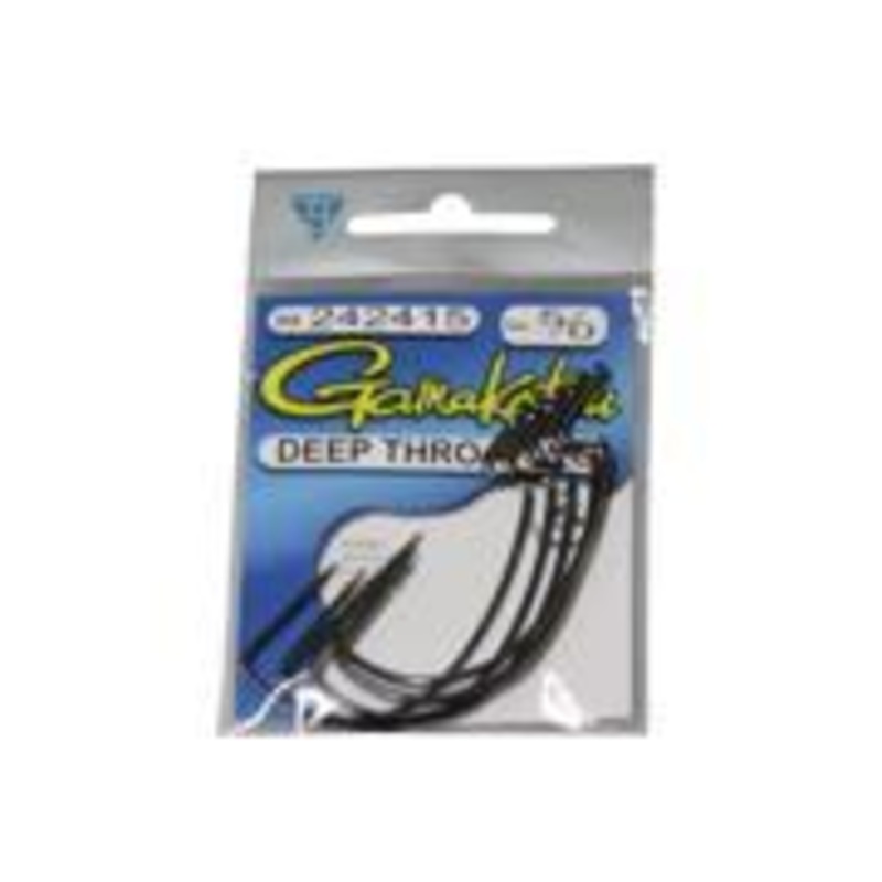 Gamakatsu Deep Throat W.G.|242411|242412|242413|242414|242415|1/0|2/0|3/0|4/0|5/0