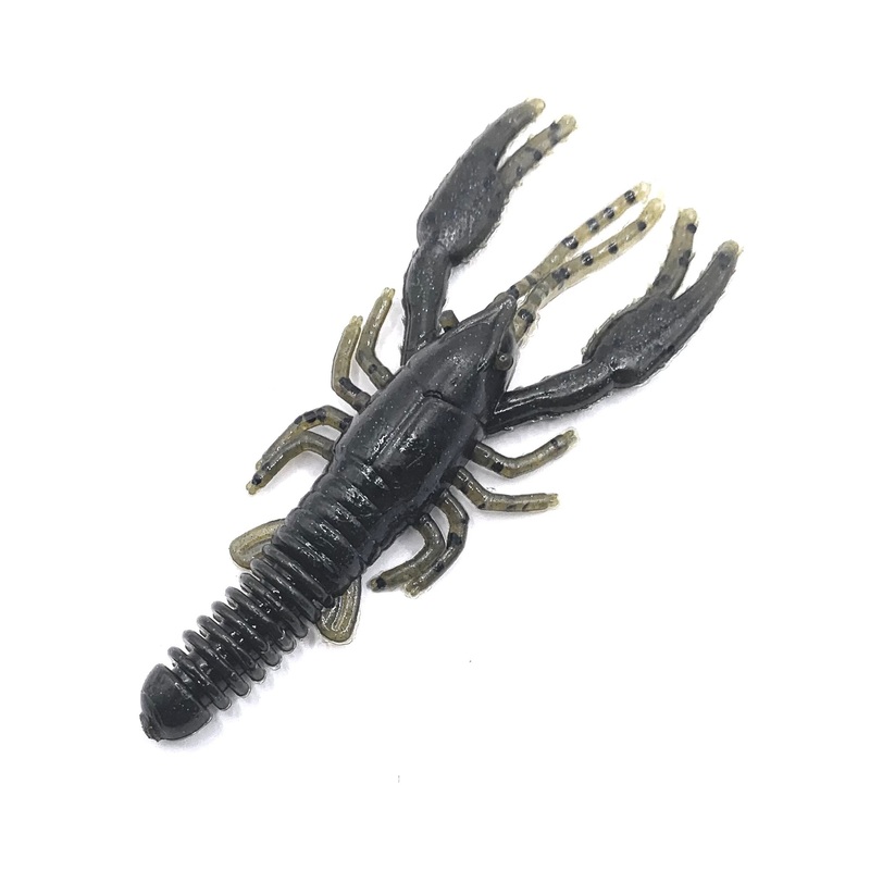 Dry Creek 3 Drop Shot Craw|Green Pumpkin Blue Flake|Green Pumpkin Pepper|Old Ugly|3″