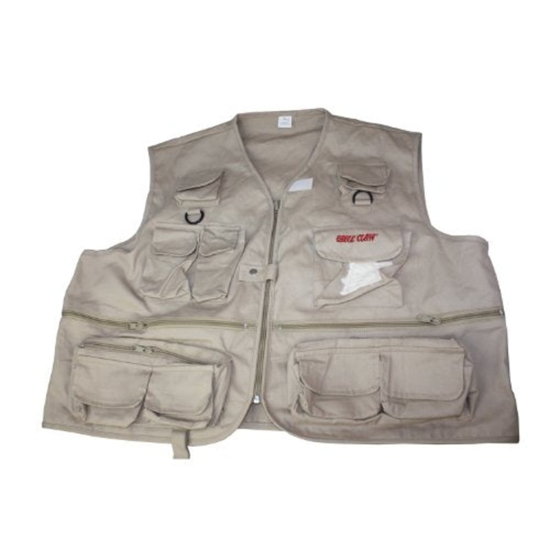 Eagle Claw Fly Fishing Vest|Tan|XLarge|2XLarge
