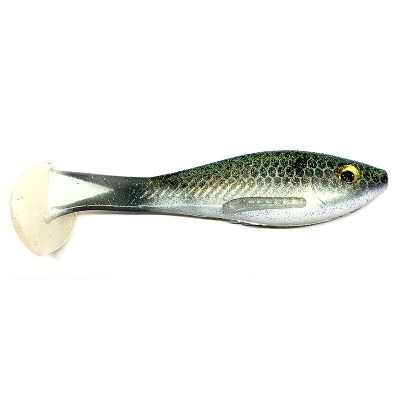 Big Bite Baits BB Kicker 5.5|Green Gizzard Shad|Light Hitch