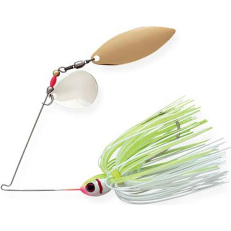 Booyah Spinner Bait 1/2oz|BYBT12615|BYBT12616|BYBT12636|BYBT12641|BYBW12615|BYBW12616|BYBW12617|BYBW12636|BYBW12641|BYBW12643|BYBW12644|BYBT12635|1/2oz|Pearl White-Snow White|1/2oz.|1/2oz,|Gold Shad-Gold Shiner|1/2OZ