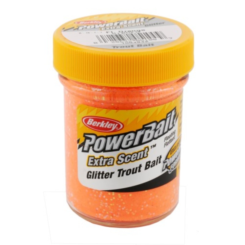 Berkley Glitter Trout Bait|STBGFO|STBGFR|STBGP|STBGY|STBGC|STBGSG|STBGW|STBGCA- Captain America|STBGRB|Florescent Orange  1.75 oz|Florescent Red 1.75 oz|1.75 oz|1.75oz Rainbow Glitter
