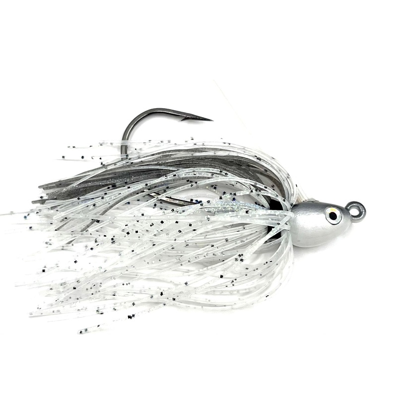Dirty Jigs No-Jack Swim Jig|Tactical Shad|Warmouth|Bluegill|White|Chartreuse Shad|1/2 oz|1/2oz|3/8 oz