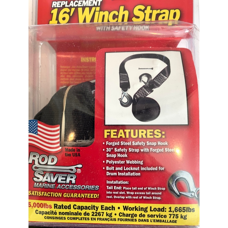 Rod Saver Replacement Winch Strap