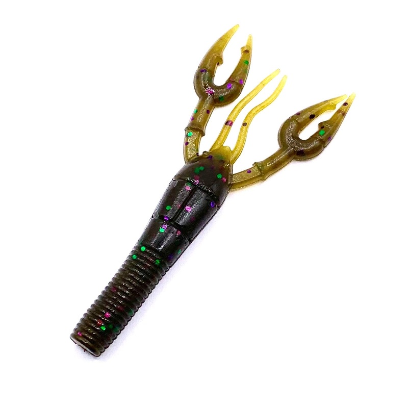 Yamamoto Fat Baby Craw|301  |297 NF/Lg Grn Purp|297 Green Pumpkin/Black Flake