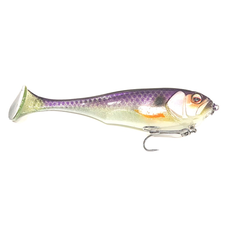 Jackall Dunkel 7|Dark Thunder|Purple Chartreuse|Chartreuse Back Pearl|Clear Shad