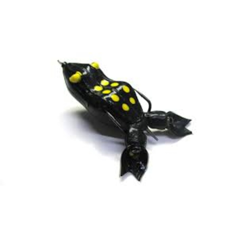 Snag Proof Guntersville Frog|Black|White|Wild Bullfrog