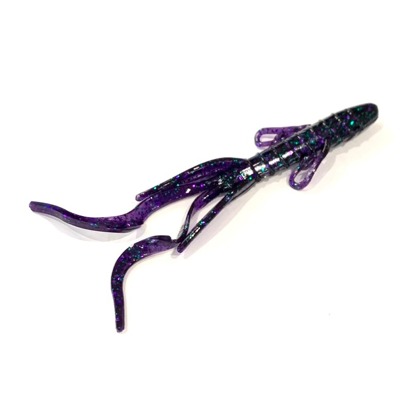 Xcite Baits Hawgalicious|Candy Bug|Green Pumpkin/Watermelon Red