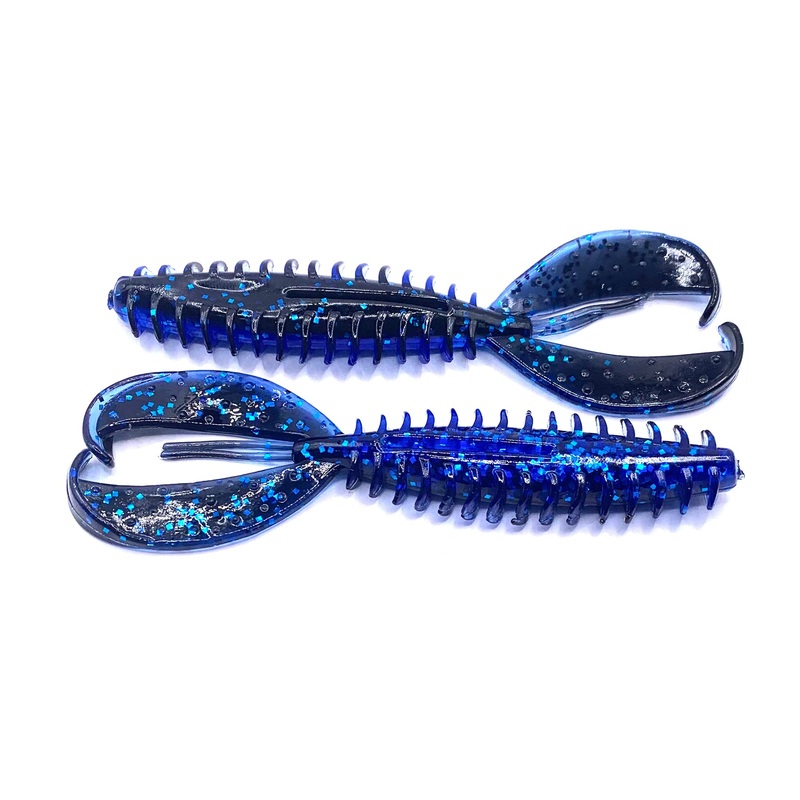 Zoom Z Craw|Black Sapphire|Black Flash|Green Pumpkin|Green Pumpkin Flash|Sungill|California 420|Watermelon Red|Huckleberry|Junebug|Sapphire Blue|Watermelon Seed|White Pearl