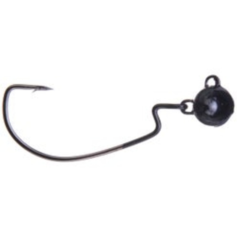 Eagle Claw Trokar Swing Head|Black 4pk|Green Pumpkin 4pk|3/8oz   3/0 Hook|1/2oz   3/0 Hook|1/2oz  3/0 Hook|1/2oz  4/0 Hook|3/8  4/0 Hook