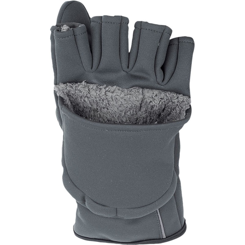 Simms Guide Windbloc Foldover Mitt-Raven