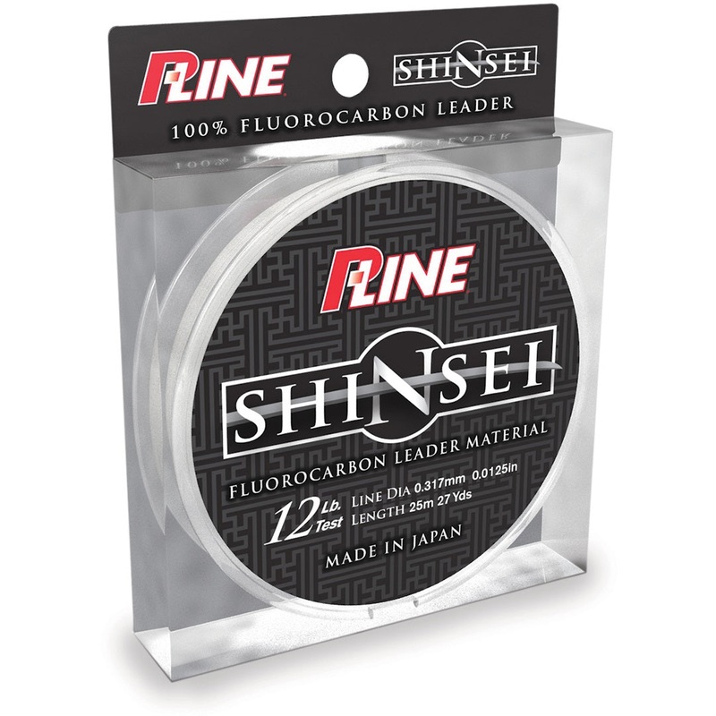 P-Line Shinsei Clear 100% Pure Fluorocarbon Leader 27 Yards