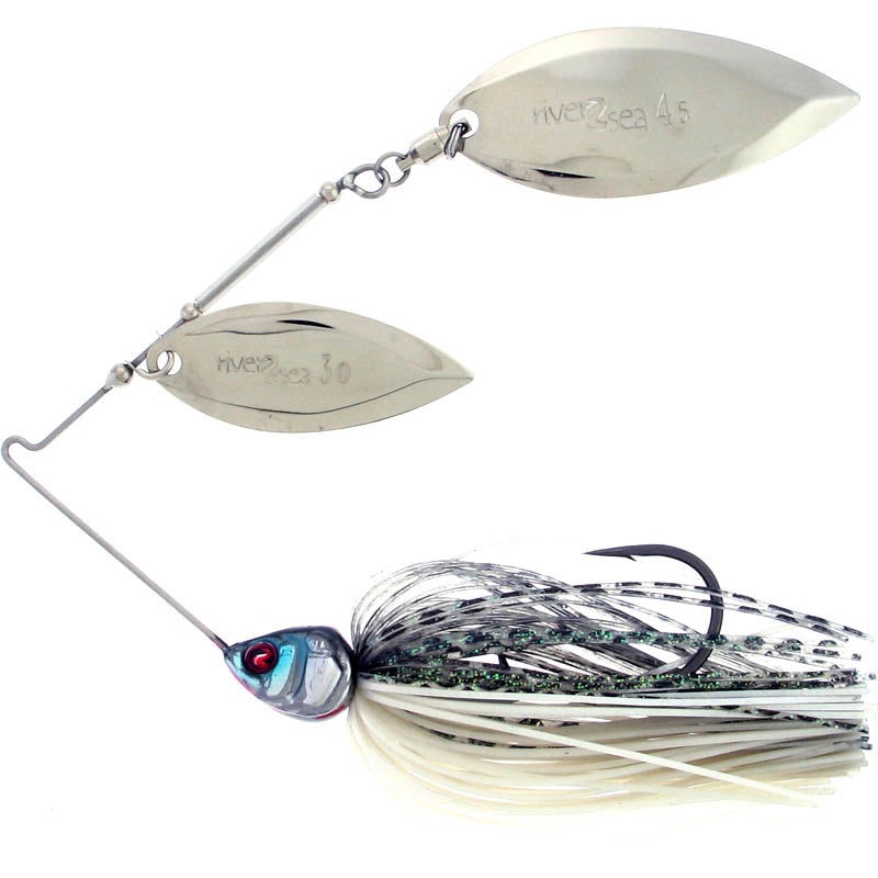river2sea-ish-monroe-bling-double-willow-spinnerbait-1-2-oz_1 River2Sea Ish Monroe Bling Double Willow Spinnerbait 1/2 oz.