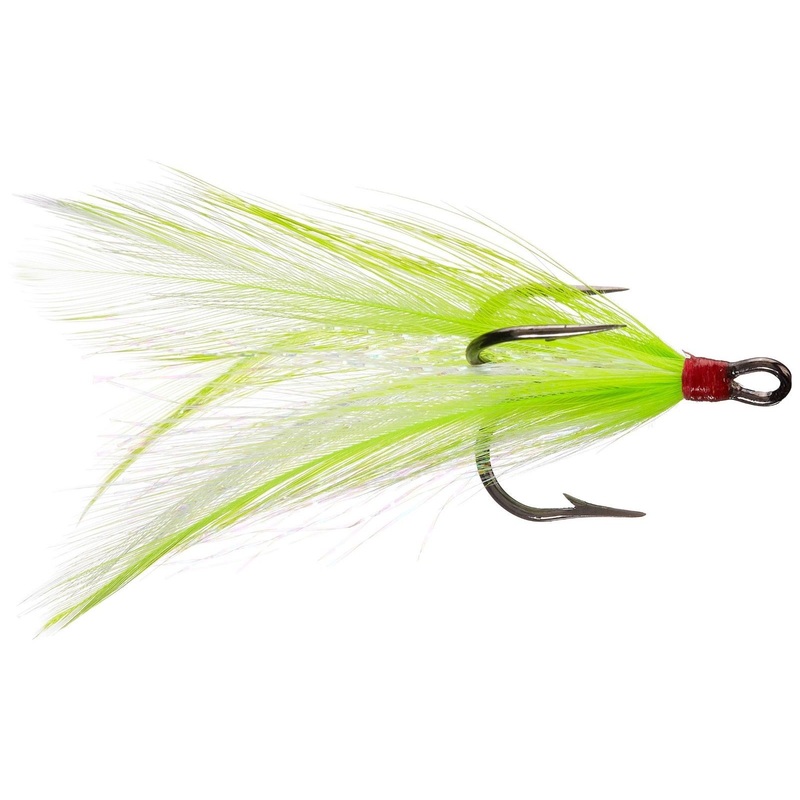 Eagle Claw Lazer Sharp Feather Dressed Treble Hook 2 pack