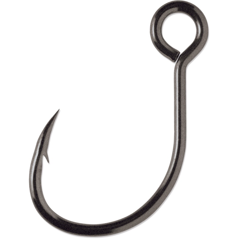 VMC 7237 InLine Single Hook 1X Coastal Black