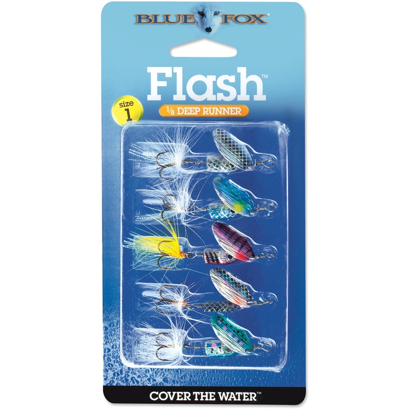 Blue Fox 5-Piece Flash Spinner Kit