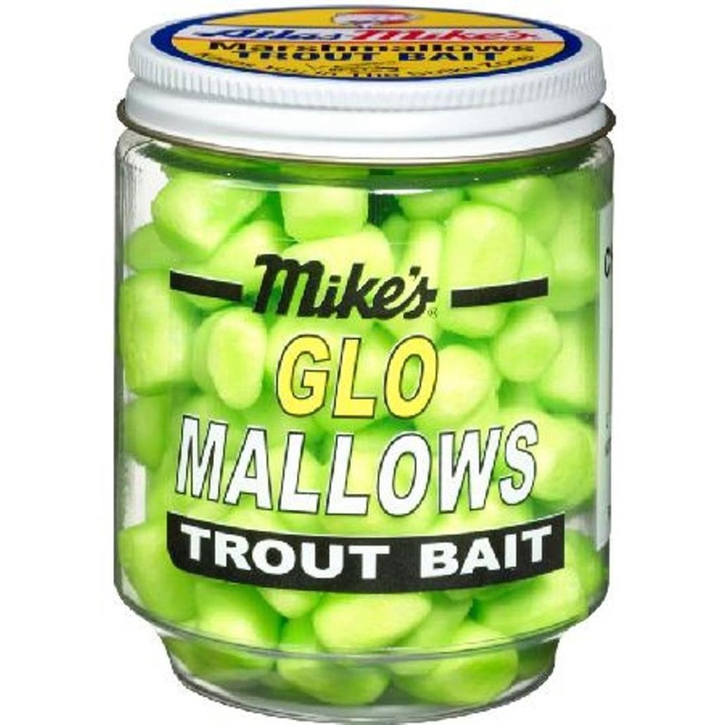 Mike’s Glo Mallows|Cerise/Shrimp|Chartreuse/Cheese|Chartreuse/Garlic|Orange/Garlic|Pink/Garlic|White/Anise|Yellow/Cheese|Yellow/Garlic