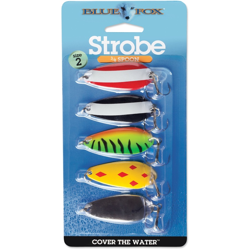 Blue Fox Classic Strobe Tear Drop Spoon Kit