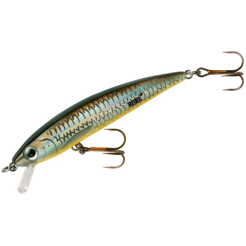 Rebel TD47 Tracdown Ghost Minnow 2 1/2 inch Barbless Hard Minnow