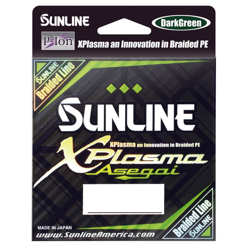 Sunline Xplasma Asegai Green Braided Line 165 Yards