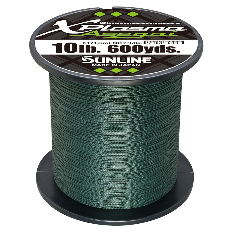 Sunline Xplasma Asegai Green Braided Line 600 Yards