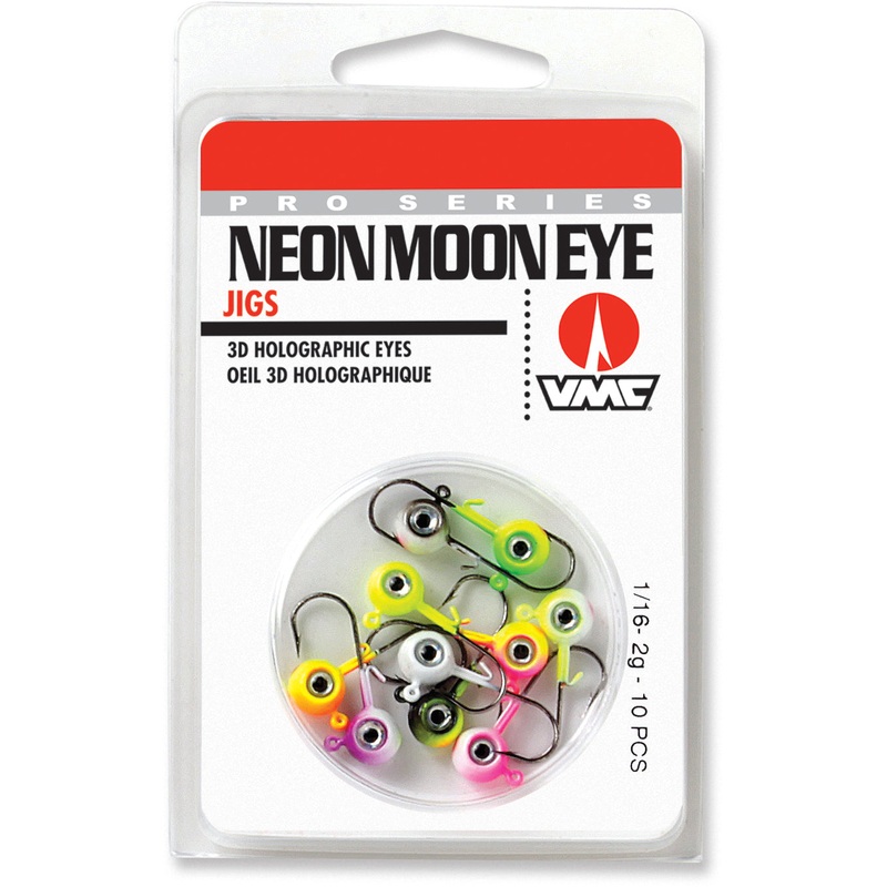 VMC Neon Moon Eye Jig Kit|1/32 oz|1/16 oz|1/8 oz|1/4 oz|3/8 oz